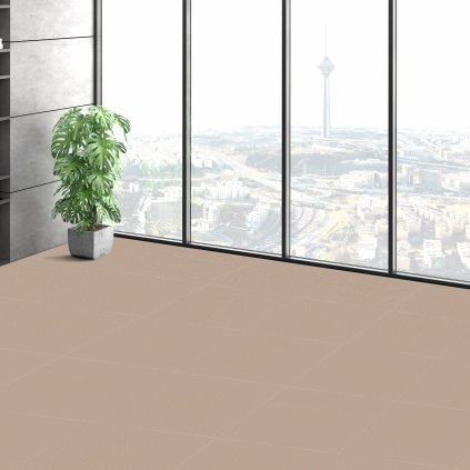 Kobercové dlaždice, samolepicí, čtverečky 18” x 18”, měkké polstrované kobercové dlaždice, snadná instalace DIY do ložnice, obývacího pokoje, interiéru, exteriéru (10 dlaždic, světle hnědé)