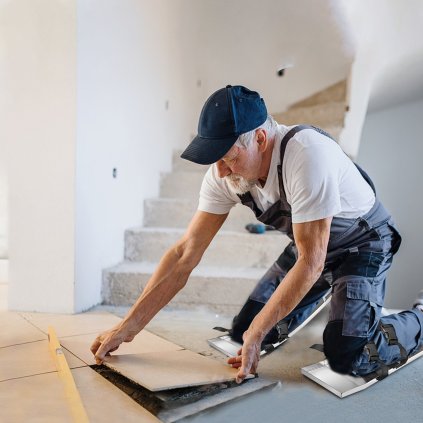 Betonové kolenní desky 30'' x 8'' Posuvné kolenní desky, klekací deska z nerezové oceli, betonové posuvné párové pohyblivé posuvné desky, s betonovými popruhy pro cementové a betonové povrchové úpravy