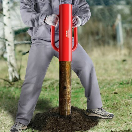 Zatloukač sloupků plotu s rukojeťmi, vnitřní průměr 2,7 palce, bouračka na sloupky v tvaru T