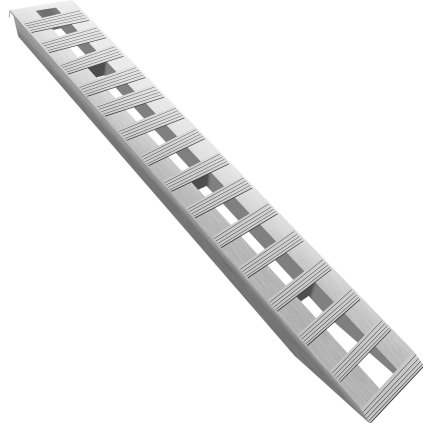 Hliníkové nakládací rampy 84"x14" s hákem pro přívěsy a nákladní automobily, nosnost 6000 liber, 1 pár