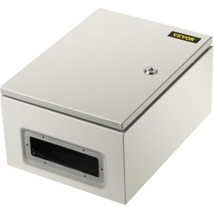 Ocelová skříň NEMA, 16 x 12 x 8" NEMA 4X ocelová elektrická krabice, IP66 vodotěsná a prachotěsná, venkovní/vnitřní elektrická rozvodná krabice, s montážní deskou