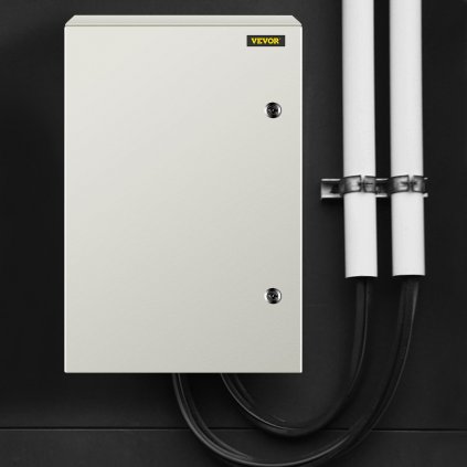 Ocelová skříň NEMA, 24 x 16 x 10" NEMA 4X ocelová elektrická krabice, IP66 vodotěsná a prachotěsná, venkovní/vnitřní elektrická rozvodná krabice, s montážní deskou