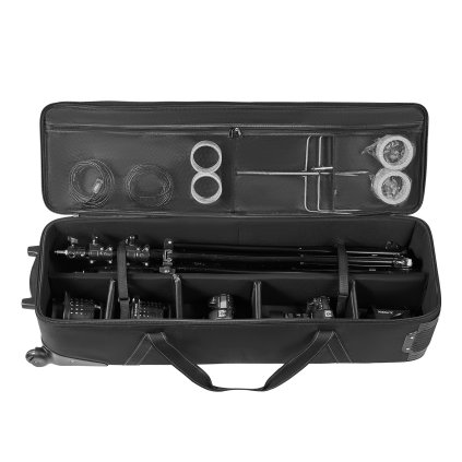 Kufr na kolečkách pro studiové vybavení 46,46 x 14,57 x 11,81 palce Brašna na fotoaparát na kolečkách