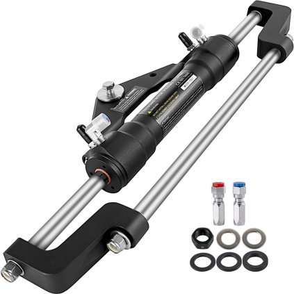Hydraulický válec řízení 300HP, hydraulické řízení, přední montáž, hydraulická sada pro přívěsný lodní motor, bez hydraulické hadice a kormidla pro přívěsné lodní motory, systém řízení lodí