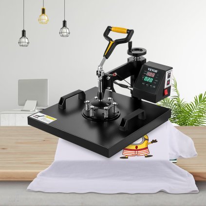 Termolis, 15x15 palců / 38x38 cm, 2v1 sublimační tiskárna s teflonovým povlakem, digitální přesná regulace teploty, Powerpress pro trička, klobouky a čepice