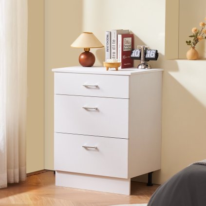 Spodní skříňka Shaker, šířka 61 cm, hloubka 48 cm, výška 81 cm, připravená k sestavení, se 3 zásuvkami