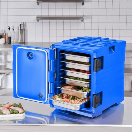 Izolovaný nosič na potraviny, stohovatelný cateringový box na nádobí 90 l