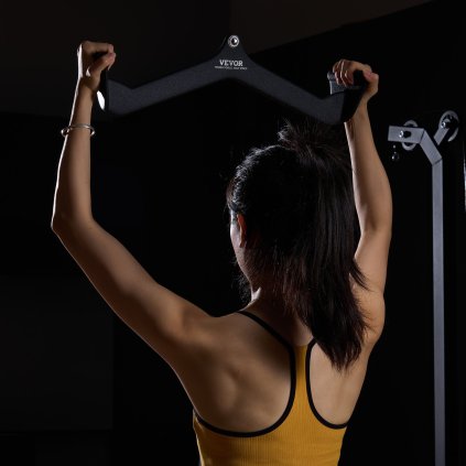 Nástavec pro rukojeť tyče pro LAT Pulldown, V-bar, T-bar, lanový stroj pro domácí posilovnu