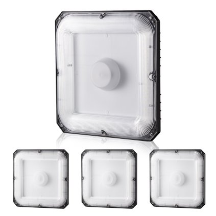 Venkovní osvětlení stříšky LED, 4 ks, 80W, 8800LM, 5000K, denní světlo