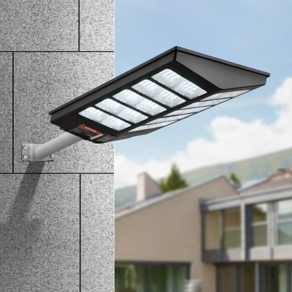 1000W LED solární pouliční osvětlení 1600LM solární lampa se senzorem pohybu, venkovní nástěnná lampa