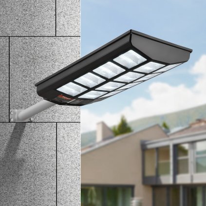 1200W LED solární pouliční osvětlení 1900LM solární lampa s pohybovým senzorem, venkovní nástěnná lampa