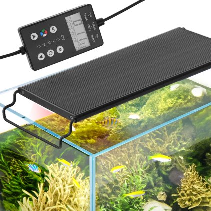 Full Spectrum akvarijní světlo a LCD monitor pro sladkovodní akvárium 12"-18" 14W