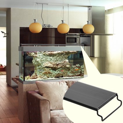 Full Spectrum akvarijní světlo a LCD monitor pro sladkovodní akvárium 18"-24" 18W