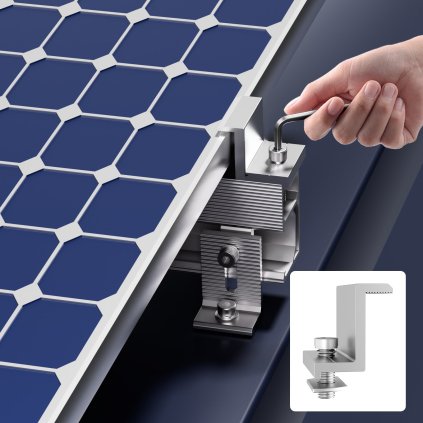 Montážní konzole pro solární panely Sada pro montáž solárních panelů pro různé střechy