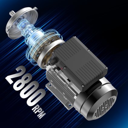 Elektromotor 1,1 kW 2800 ot./min. AC 220~240 V 7,1 A 1fázový 24mm hřídel s perem