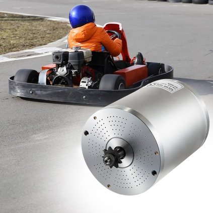 3000W 72V bezkartáčový motor, motor pro elektrickou koloběžku s vysokorychlostním regulátorem 4900 ot./min pro mini čtyřkolky a motokáry