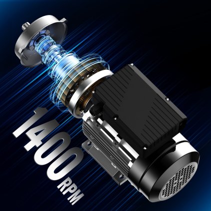 Elektromotor 0,75 kW 1400 ot./min. AC 220~240 V 5,45 A 1 fázový 19mm hřídel s perem