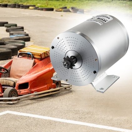 Sada bezkartáčového stejnosměrného motoru 2000 W 48 V s vysokorychlostním motorem 42 A 4300 ot./min pro elektrický skútr pro golfové vozíky a invalidní vozíky