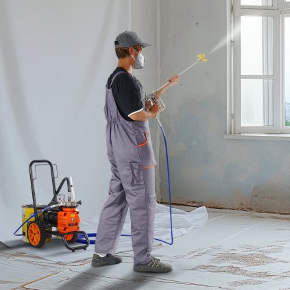 Bezvzduchové stříkací zařízení pro barvy, membránové stříkací zařízení pro barvy, elektrické bezvzduchové stříkací zařízení 1100 W