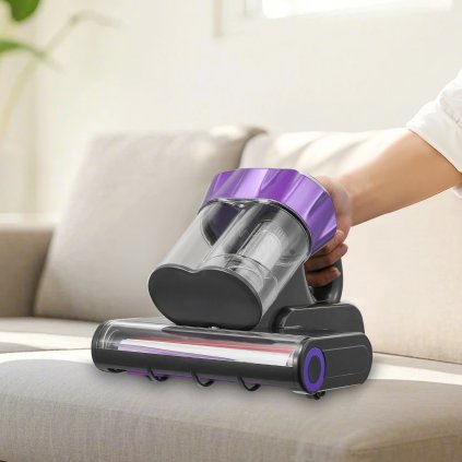 Vysavač na matrace s výkonným sacím tlakem 18 kPa, HEPA filtr, 550 W, šedý