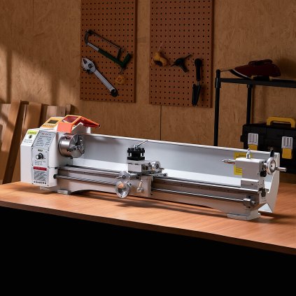 Soustruh na kov 8,7 x 39 palců Stolní soustruh na kov s automatickým posuvem