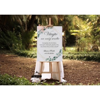 tabuľa zelené kvety