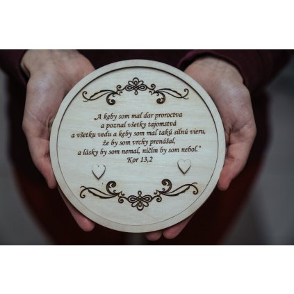 Drevený podnos na obrúčky 8  Drevený podnos na obrúčky 8