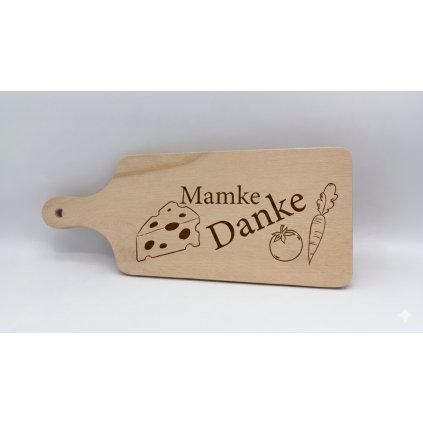 Drevený lopárik na krájanie  ersonalizovaná drevená doska s gravírovaním