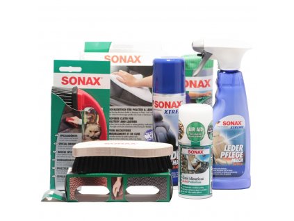 Dárkový balíček autokosmetiky SONAX zvíře v autě