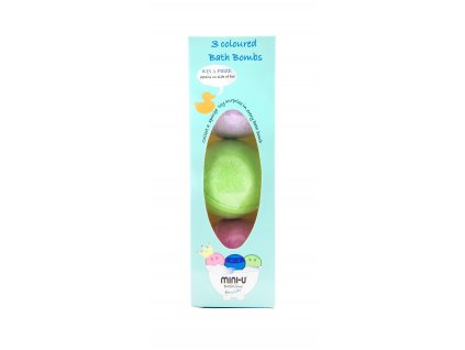 Mini U Triple pack of bath bombs 1 scaled