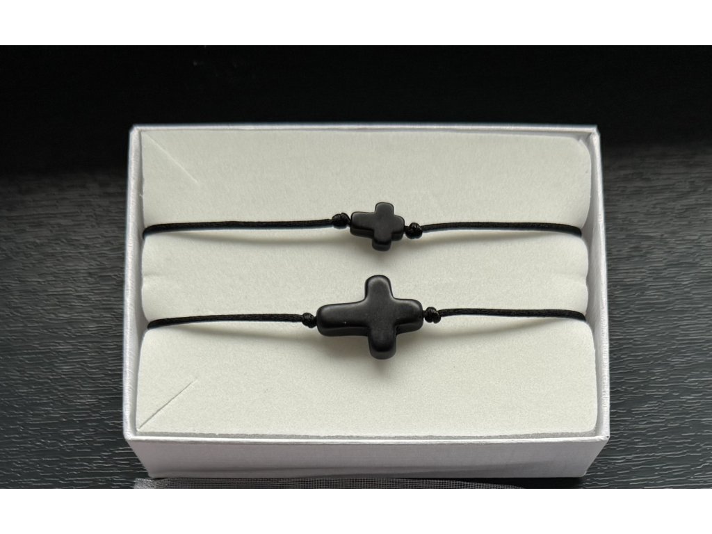 Náramek s křížkem- párové