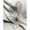 SKLENIČKA NA VÍNO-LÁSKA VÍNO