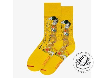 Gustav Klimt Ponozky Bozk