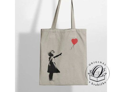 Banksy taska Dievca s balonom 1