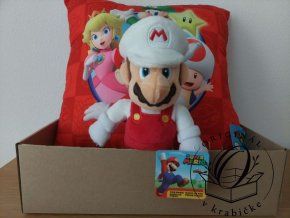 Krabicka Super Mario Mario biely