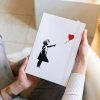 Banksy zapisnik Dievca s balonom 4
