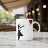 Banksy hrncek Dievca s balonom 2