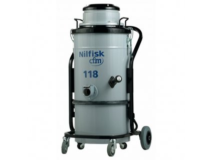 Nilfisk 118 AU X 4010100022 - Jednofázový  jednomotorový priemyselný vysávač