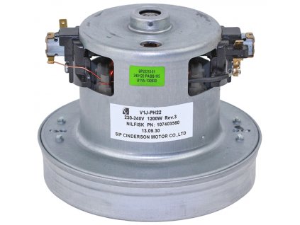 Motor sací 1200W 230V pre vysávače Nilfisk VP300,SALTIX 10 a GD111 107402675