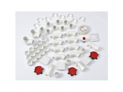 Nilfisk Inštalačná sada pre CV Nilfisk 42000205 - 3 zásuvky + spojky + kolena