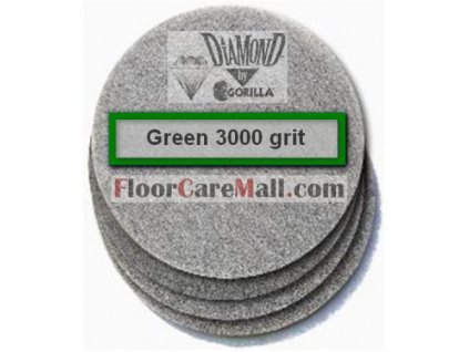 PAD ETC GORILLA DIAMOND 3000 Zelený 19"/48,3cm PAD na kamenné podlahy