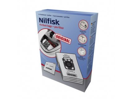 Nilfisk ULTRA vrecká 4ks+ predfilter  pre vysávače Nilfisk ELITE, EXTREME a KING series  107407940