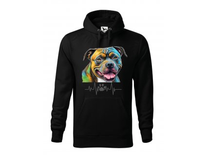 panska-mikina-s-kapuci-a-klokankovou-kapsou-uni-mikina-mikina-s-potiskem-perfektni-darek-american-bully-pitbul-staford-malfini-adler-65%-bavlna-35%-polyester-cerna