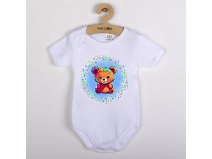 originalni-bavlnene-kojenecke-body-s-kratkym-rukavem-kojenecke-body-s-vtipnym-potiskem-roztomile-body-pro-miminka-medvidek-100%-bavlna-new-baby-bile