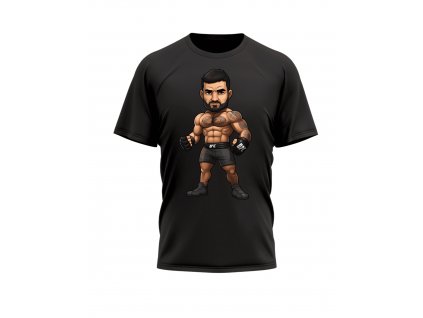 Panske-Tricko-s-kratkym-rukavem-tricko-pro-pany-tricko-pro-muze-MMA-zapasnik-ufc-fighter-cerne-100%-bavlna-triko-s-potiskem