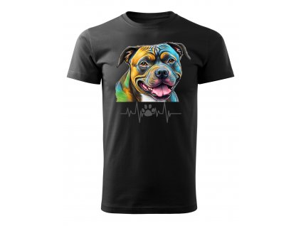 panske-bavlnene-tricko-s-kratkym-rukavem-panske-tricko-s-potiskem-psa-panske-tricko-s-potiskem-american-bully-pitbull-staford-amstaff-malfini-adler-darek-pro-manzela-darek-pro-pritele-darek-pro-tatku-100%-bavlna-cerne