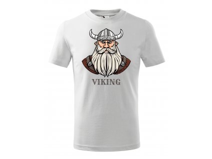 detske-bavlnene-tricko-s-potiskem-viking-chlapecke-tricko-s-vikingem-chlapecke-bavlnene-tricko-s-kratkym-rukavem-a-potiskem-viking-malfini-adler-100%-bavlna-bile