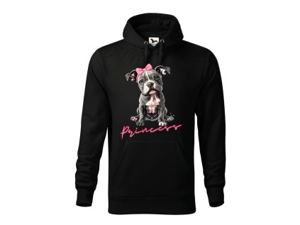 damska-mikina-s-kapuci-a-klokankovou-kapsou-s-potiskem-american-bully-princess-stene-pro-milovnice-american-bully-amstaff-65%-bavlna-35%-polyester-malfini-adler-cerna