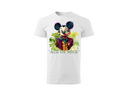 panske-bavlnene-tricko-s-kratkym-rukavem-s-potiskem-mickey-mouse-joker-disney-marvel-malfini-adler-panske-tricko-s-kvalitnim-potiskem-100%-bavlna-bile