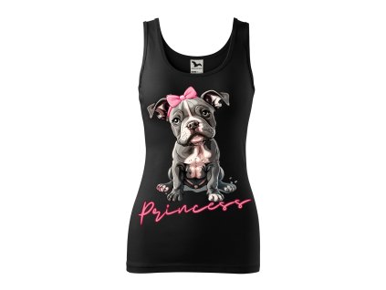 damske-bavlnene-tilko-s-potiskem-stene-american-bully-princess-amstaff-damske-tilkov-s-vtipnym-motivem-psa-pejska-malfini-adler-100%-bavlna-matove-cerne